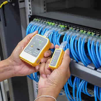 cat6 rj45 lan network cable installation
